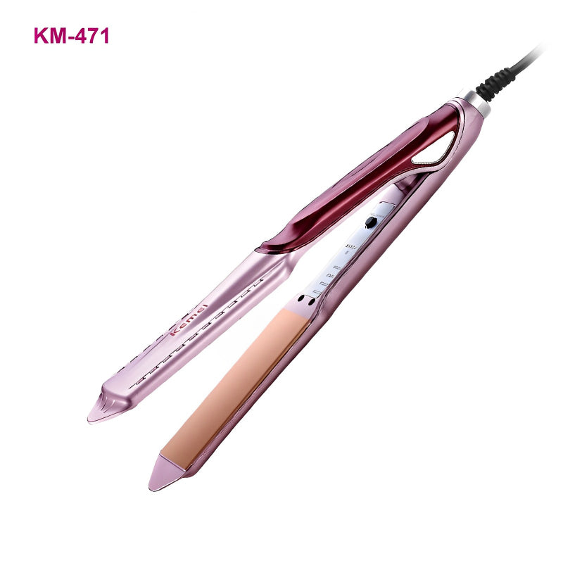 KM-471 Kemei Professional Hair Straightener: Temperature Control