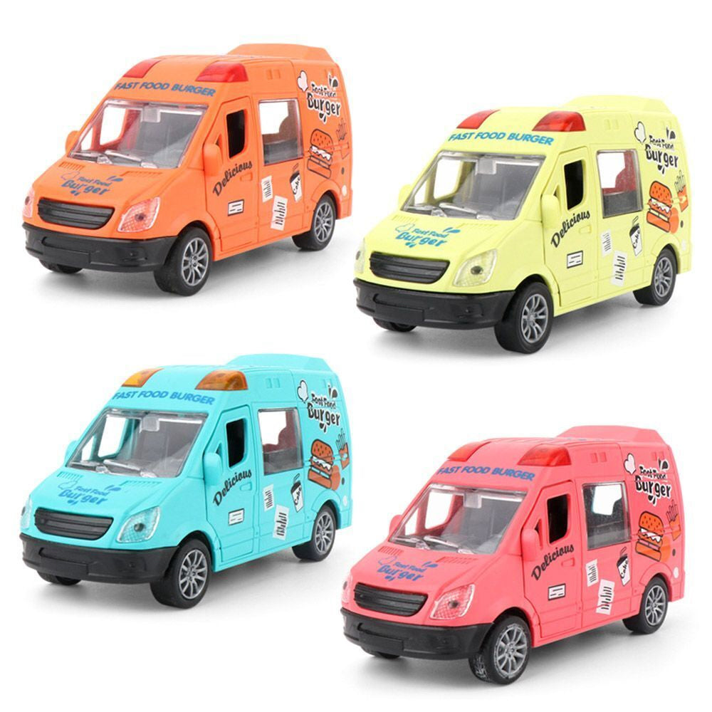 Colorful Friction Toy Food Truck: Fun Series for Kids