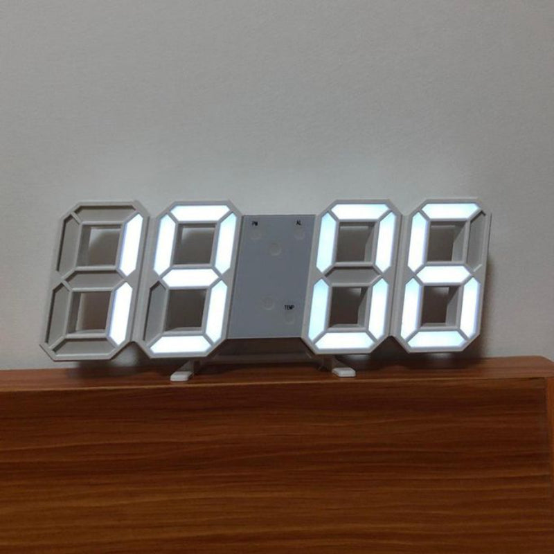 Modern Design 3D LED Digital Clock: Multi-Functional