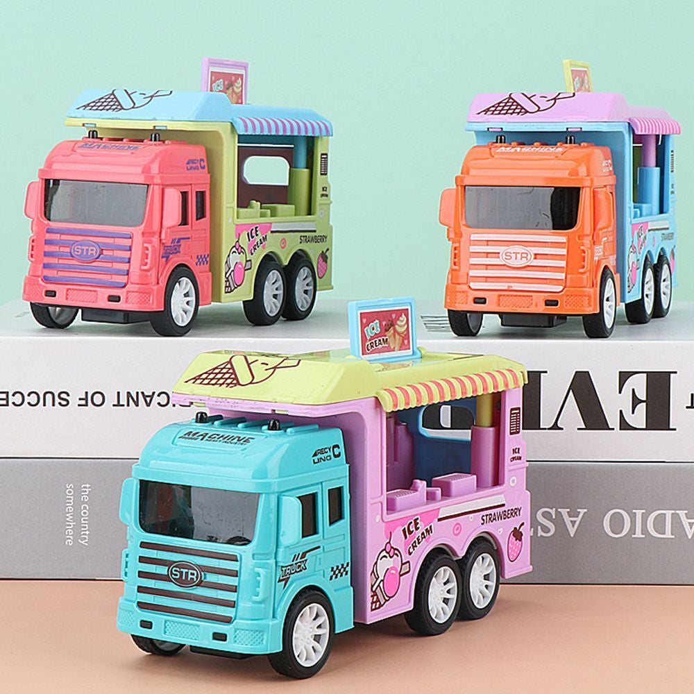 Colorful Friction Toy Food Truck: Fun Series for Kids