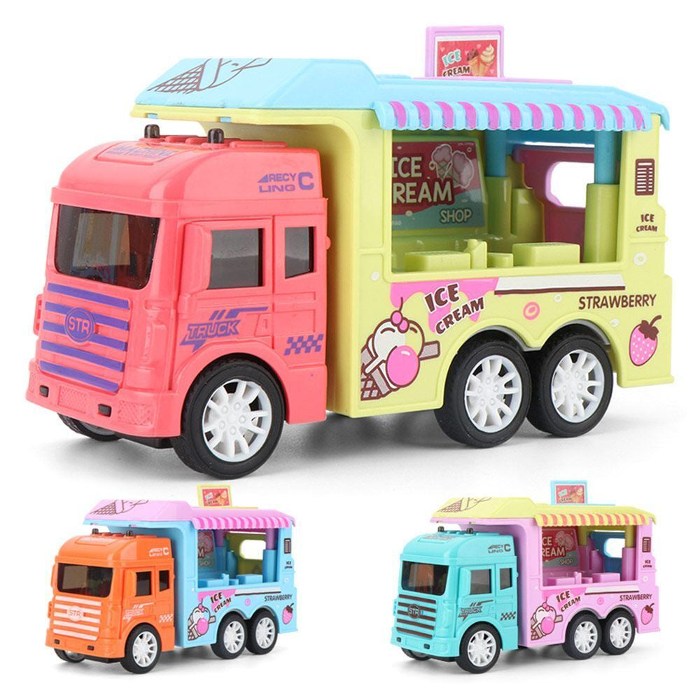 Colorful Friction Toy Food Truck: Fun Series for Kids