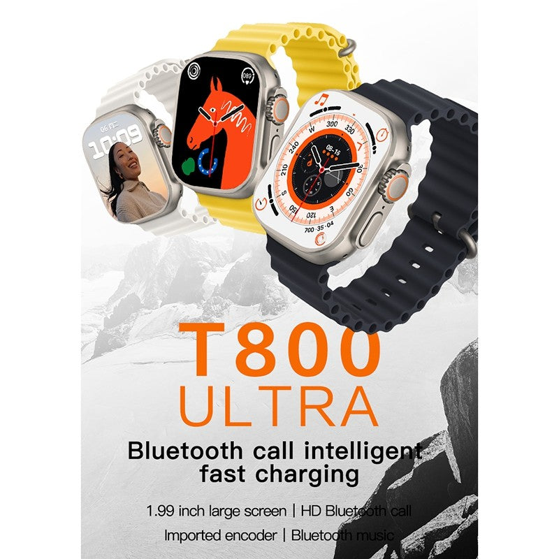 T800 Series 8 Ultra Smartwatch: 1.99-Inch Big Display