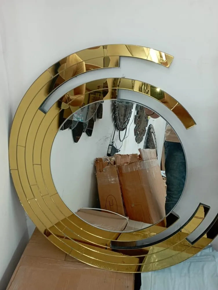 Golden Acrylic Mirror: Enhance Your Space with Style