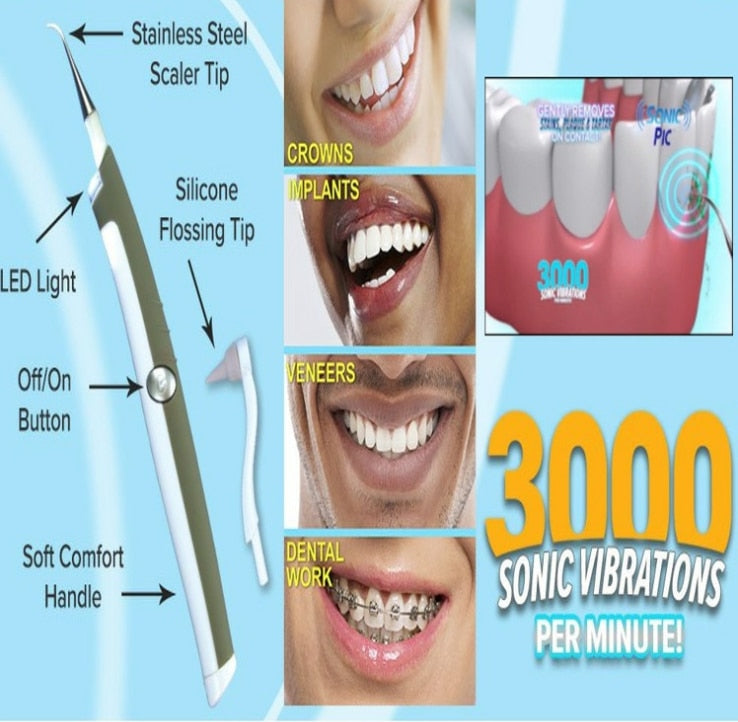 Sonic Dental Scaler: Electric Teeth Whitening Tool