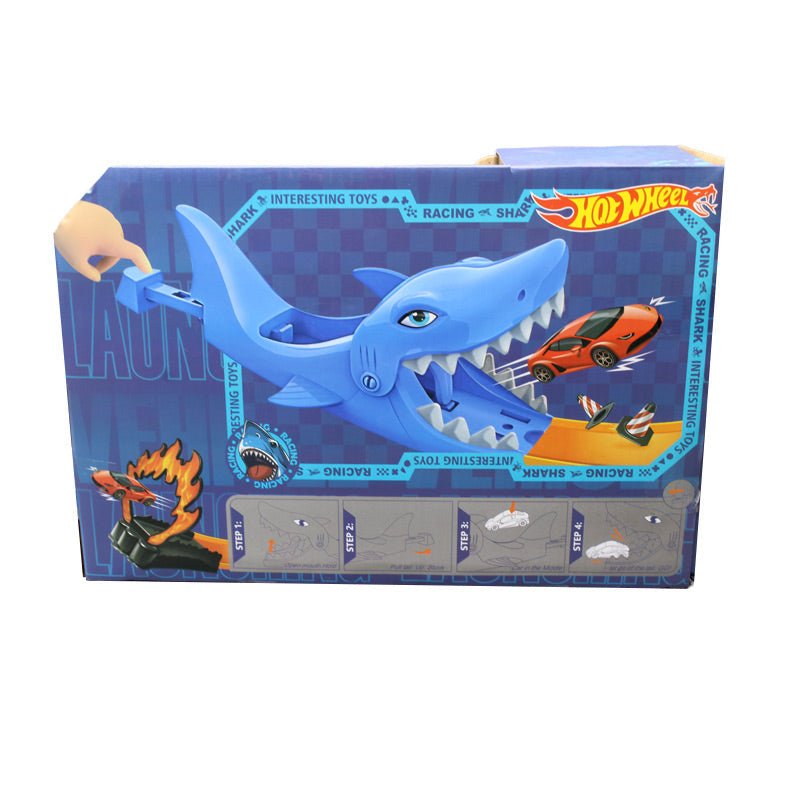 Hot Wheels Great Shark Flying Escape Track Toy Set