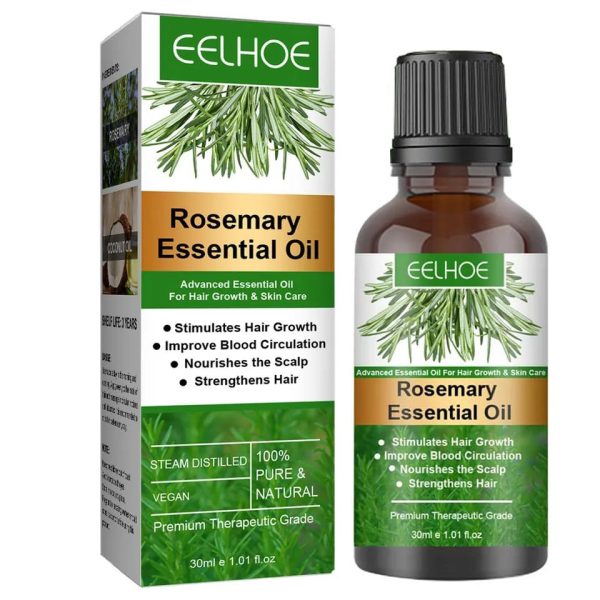 30ml Rosemary Hair Care Essential Oil: Anti Hair Loss & Growth Nourishment