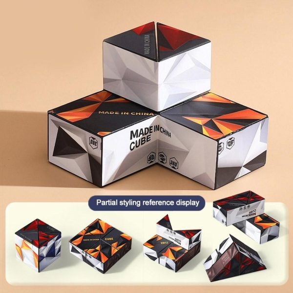 3D Magnetic Magic Cube: Geometric Anti-Stress Puzzle Game