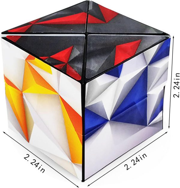 3D Magnetic Magic Cube: Geometric Anti-Stress Puzzle Game