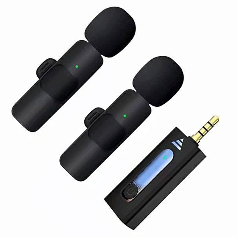 K35 High-Quality Wireless Dual Microphone: For Mobile Phones and Cameras