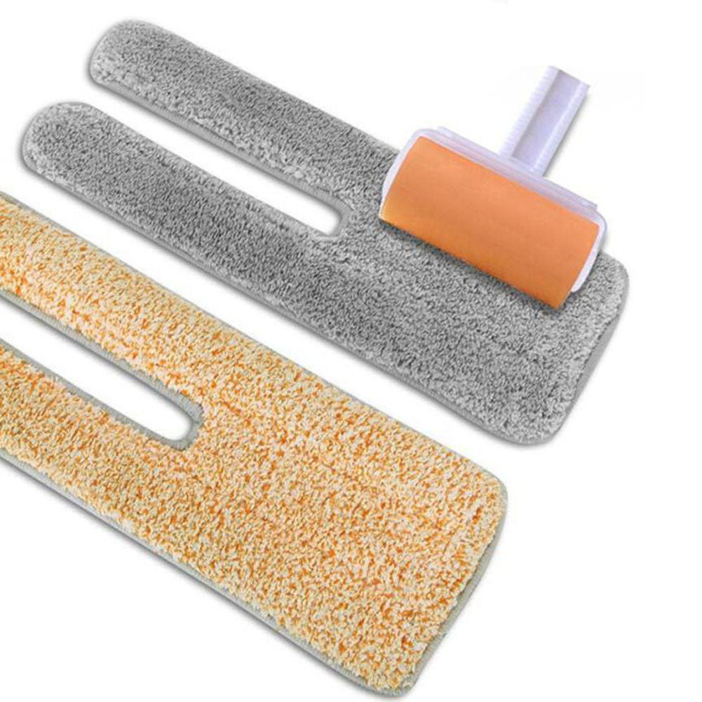 Self-Wringing Double-Sided Flat Magic Mop: Hand Push Hard Floor Cleaning