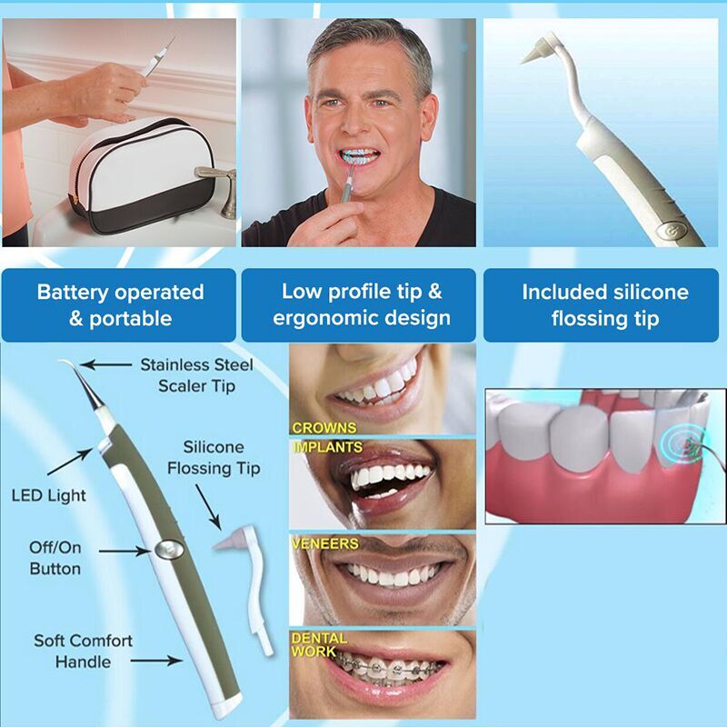 Sonic Dental Scaler: Electric Teeth Whitening Tool