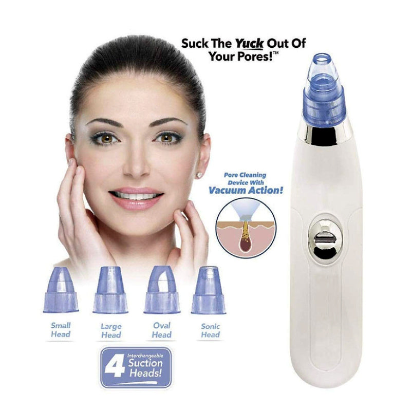 DermaSuction: Vacuum Pore Cleaning Device with 4 Suction Heads