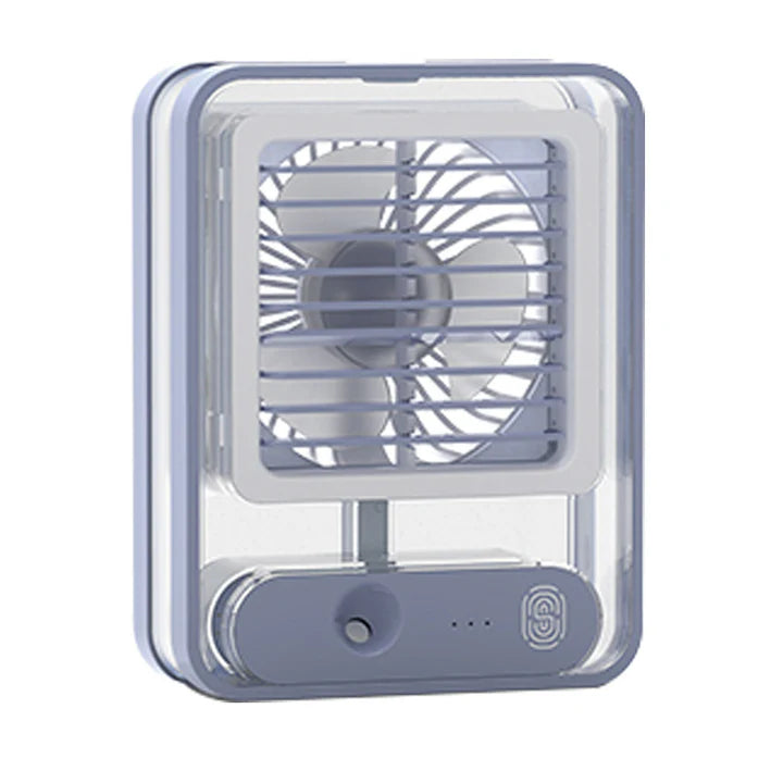 MiniMist USB Cooler: Rechargeable Personal Air Fan with LED Night Light