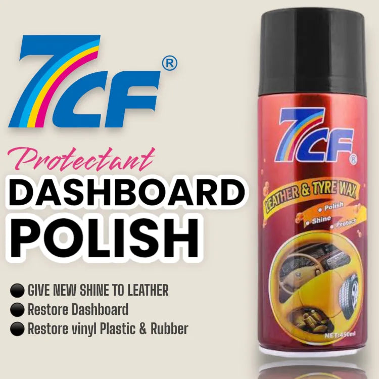 7CF Dashboard Polish: Lust & Shine with UV Protection