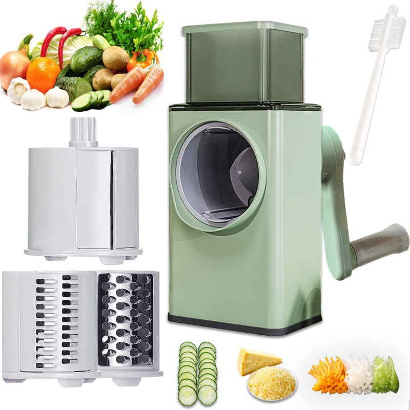 Multi-Function Kitchen Cutter: 3-in-1 Vegetable Slicer & Cheese Grater