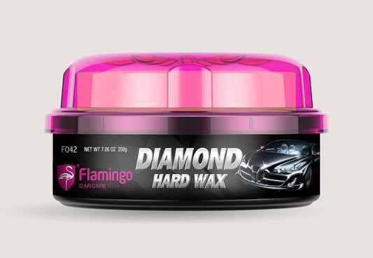 Flamingo Diamond Hard Wax: UV Protective Polish with Gloss Shine