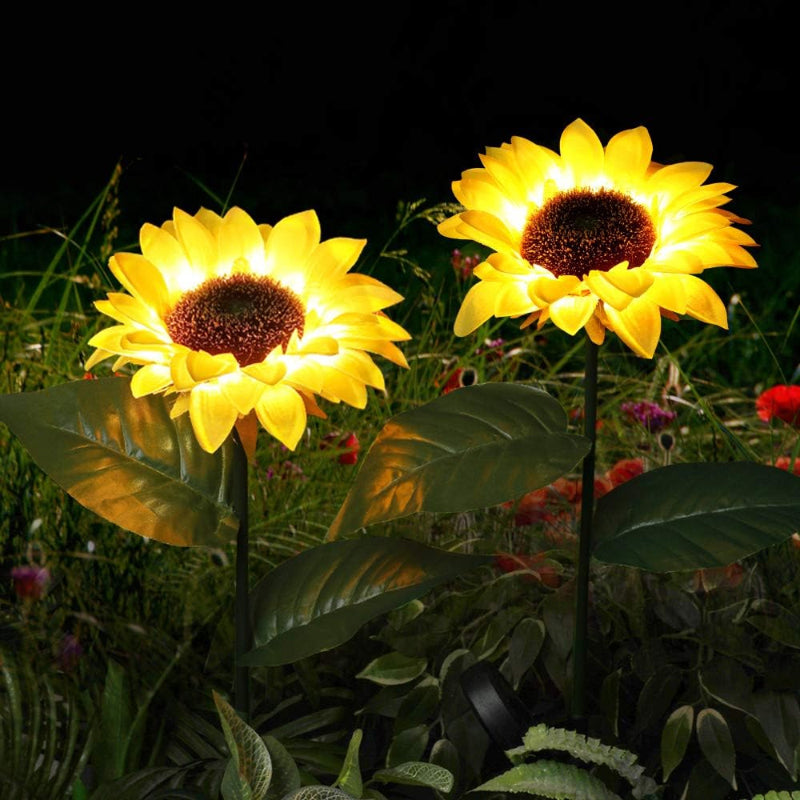 Waterproof Solar Sunflower Lights - Perfect Garden Décor