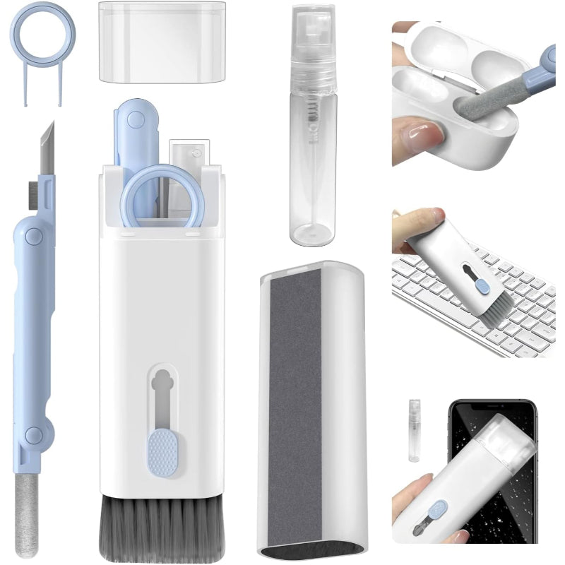 7-in-1 Portable Cleaner Kit: Keyboards, Phones & Earbuds