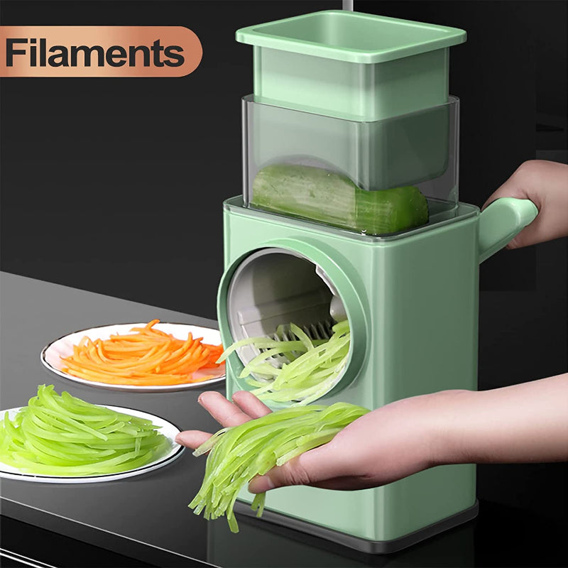 Multi-Function Kitchen Cutter: 3-in-1 Vegetable Slicer & Cheese Grater