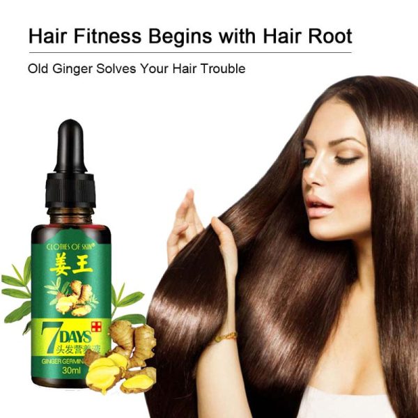 7-Day Ginger Germinal Oil: Hair Growth Essence - 30ml