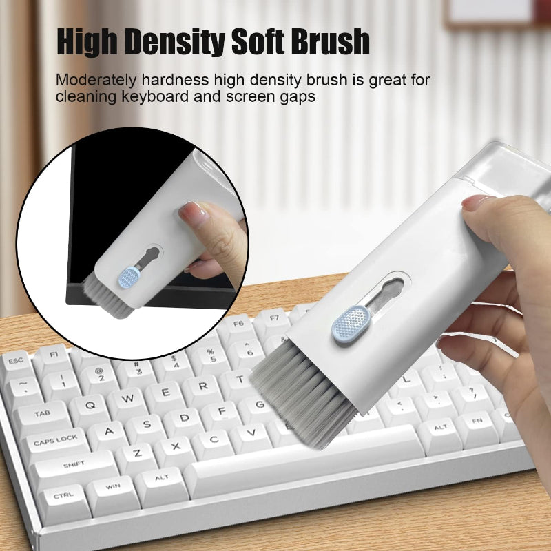 7-in-1 Portable Cleaner Kit: Keyboards, Phones & Earbuds