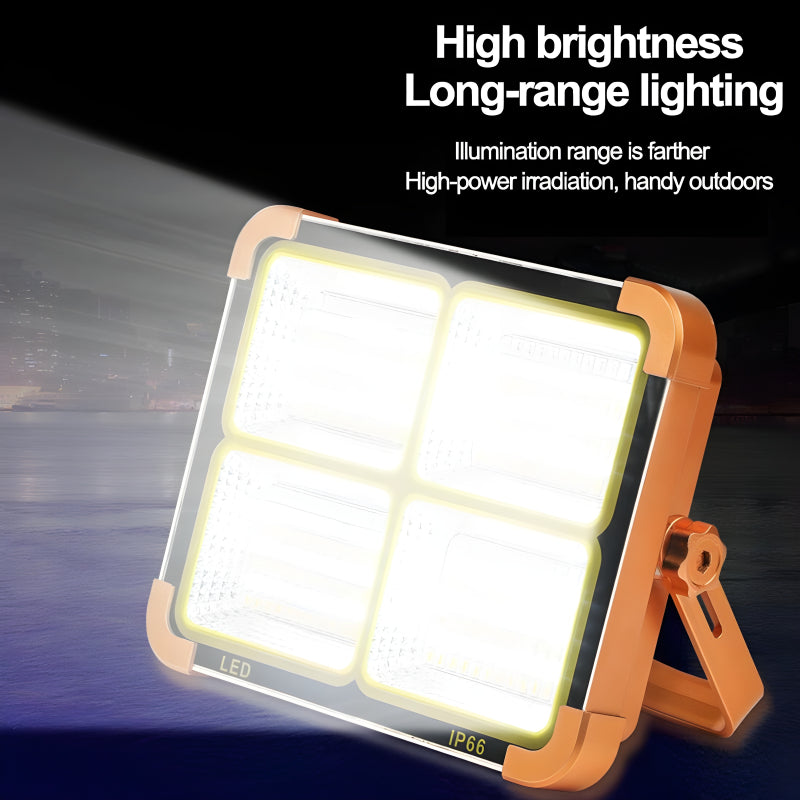 X8 Portable Solar LED Street Light: Rechargeable Off-Grid Lighting