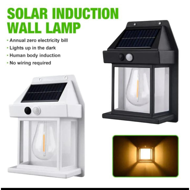 BK-888 Solar Wall Lamp: Motion Sensor with 3 Light Levels