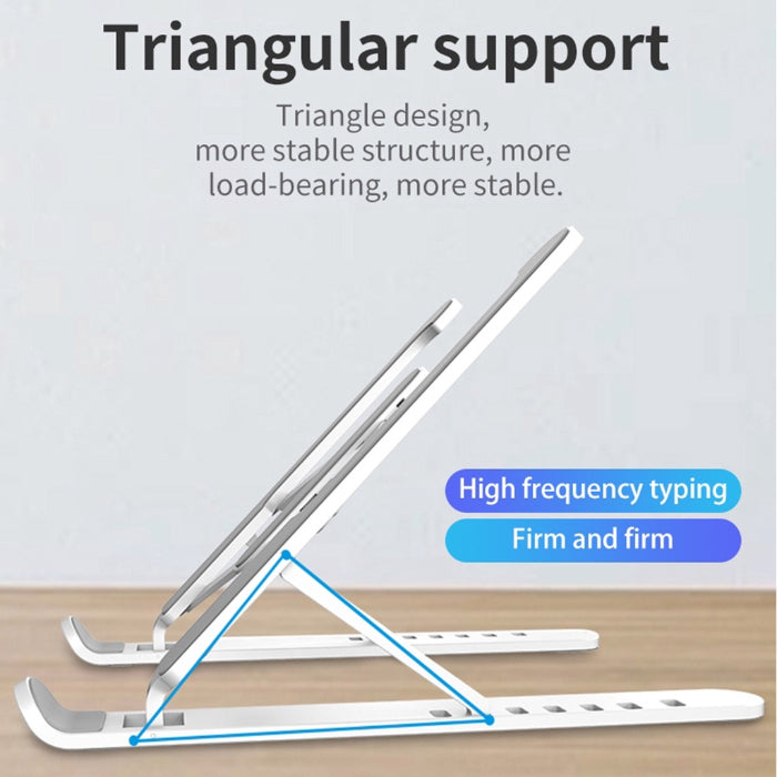 Portable Aluminum Laptop Stand - 7 Adjustable Heights