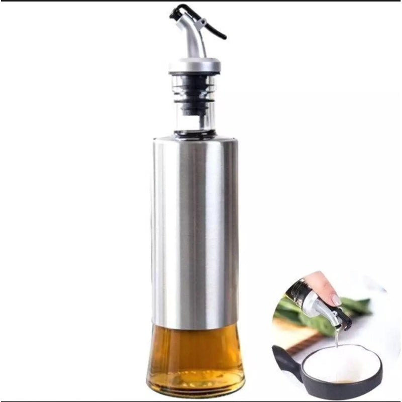 500ml Stainless Steel Glass Oil Bottle - Smart Design, Quality Material