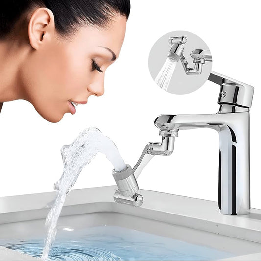 SplashGuard Faucet Extender: 1080° Rotation with Filter