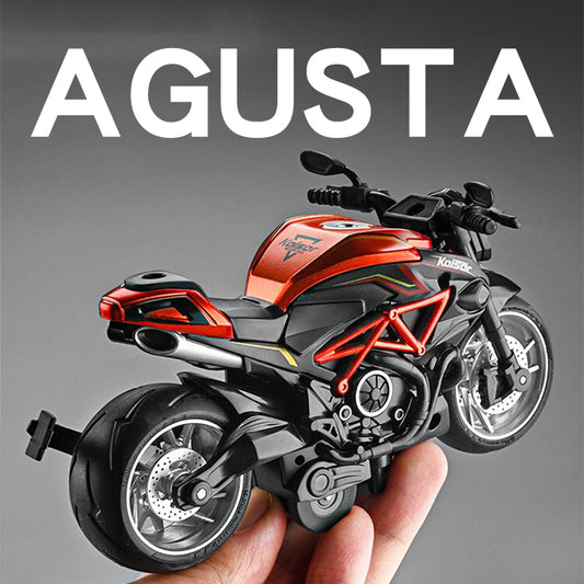 AGUSTA 1:12 Racing Pull Back Sports Bike Alloy Series