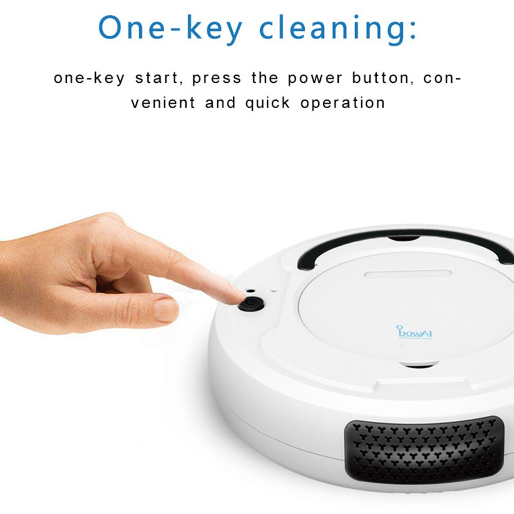 MiniBot: 3-in-1 Intelligent Robotic Vacuum Cleaner - Compact Size