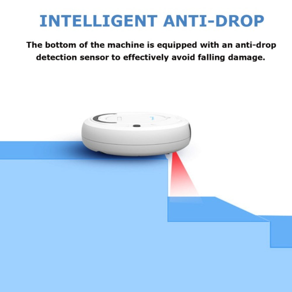 MiniBot: 3-in-1 Intelligent Robotic Vacuum Cleaner - Compact Size