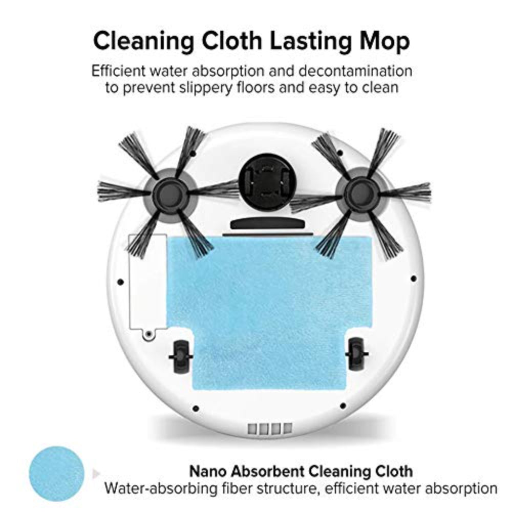 MiniBot: 3-in-1 Intelligent Robotic Vacuum Cleaner - Compact Size