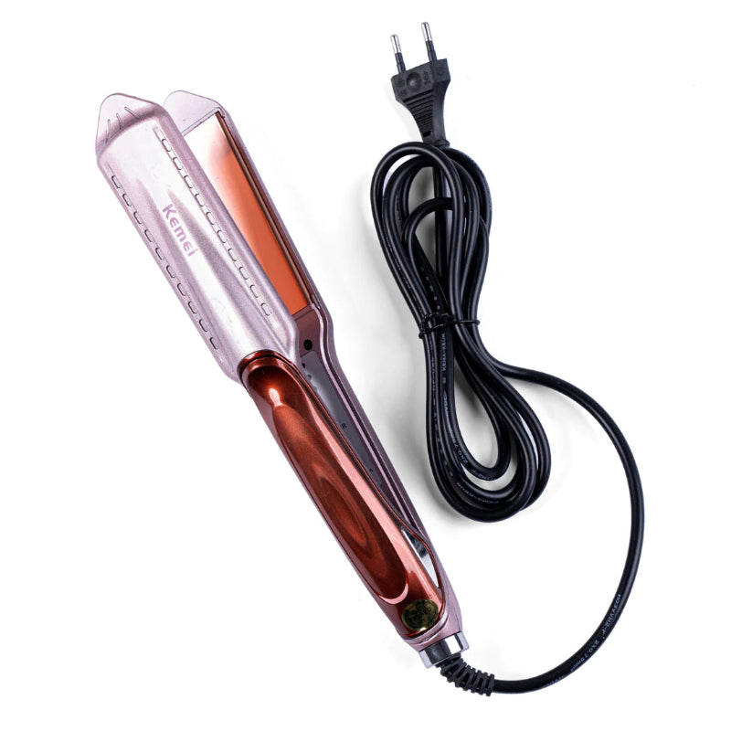 KM-471 Kemei Professional Hair Straightener: Temperature Control