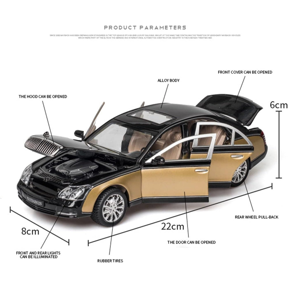 1:24 Maybach 62S Classic Alloy Die-Cast Model Car