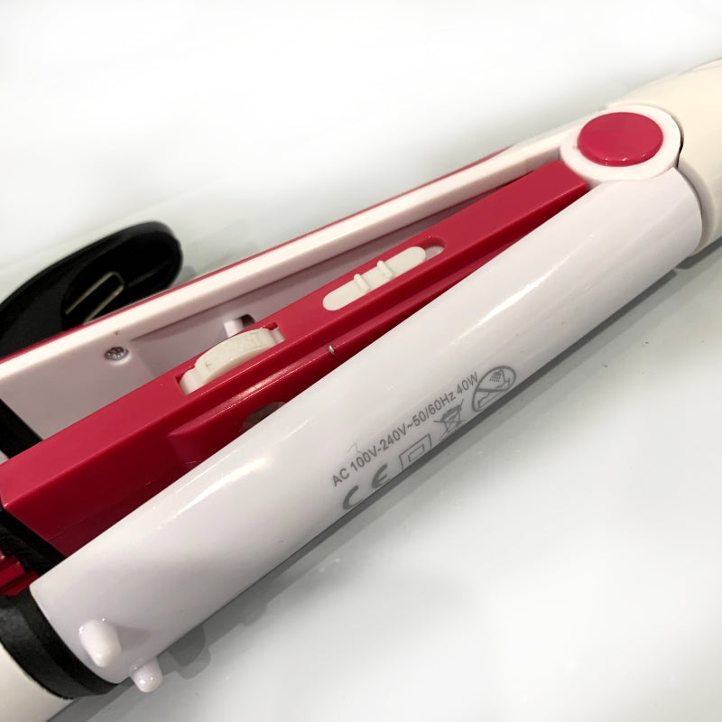 Kemei KM-1290 Ceramic Hair Straightener: Multi-Functional Styling