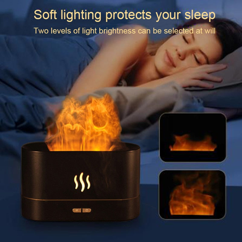 3D LED Night Light Humidifier with Auto Shutoff