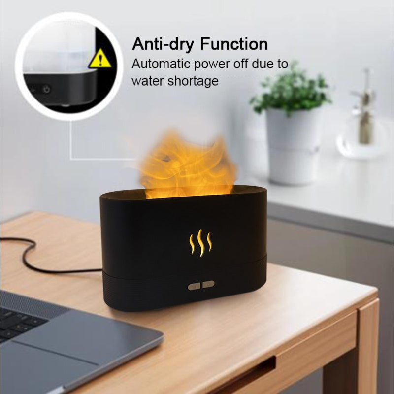 3D LED Night Light Humidifier with Auto Shutoff