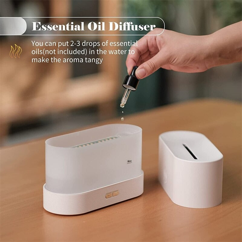 3D LED Night Light Humidifier with Auto Shutoff