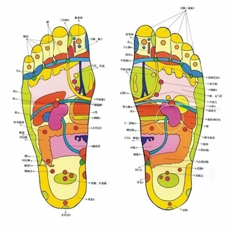 Pack of 2 Kinoki Detox Foot Pads: Relaxation Massage for Stress Relief - 20 Pads