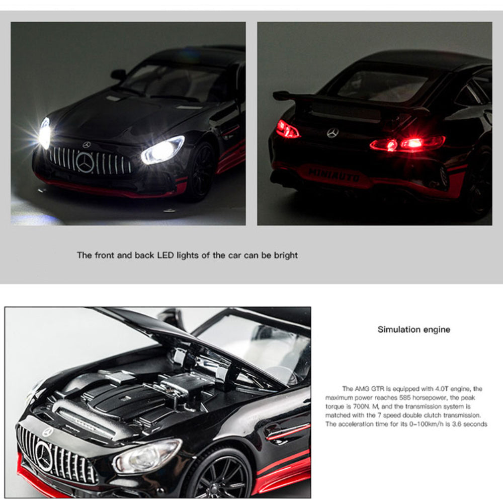 High Simulation Die-Cast Alloy Model: Mercedes Benz AMG GT Sports Car