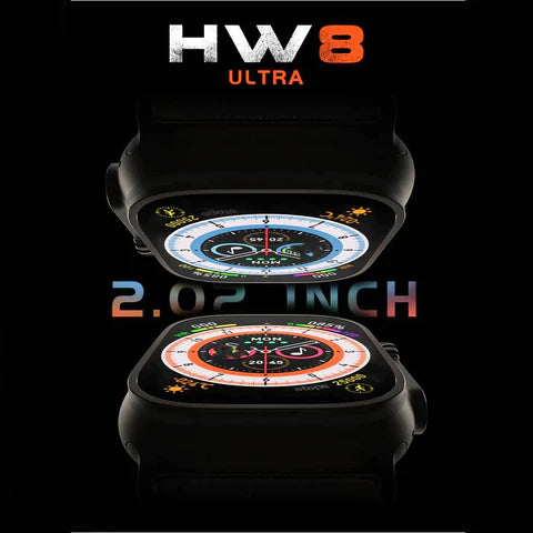 Ultra Smartwatch Series 8: HW8 - Large 2.02" HD Display