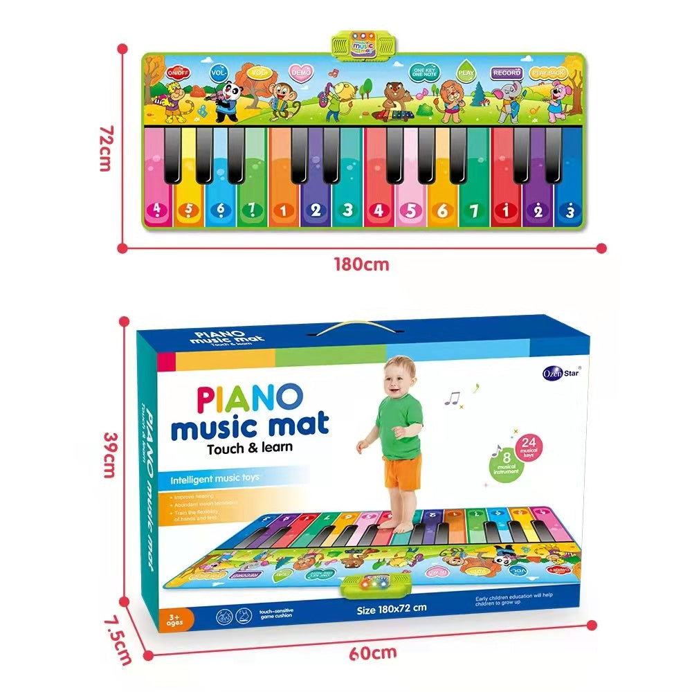 Touch and Learn Kids' Music Piano Mat