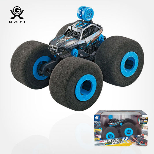 2.4G RC Stunt Car with Sponge Wheel Water Spray: Lightweight & Fun