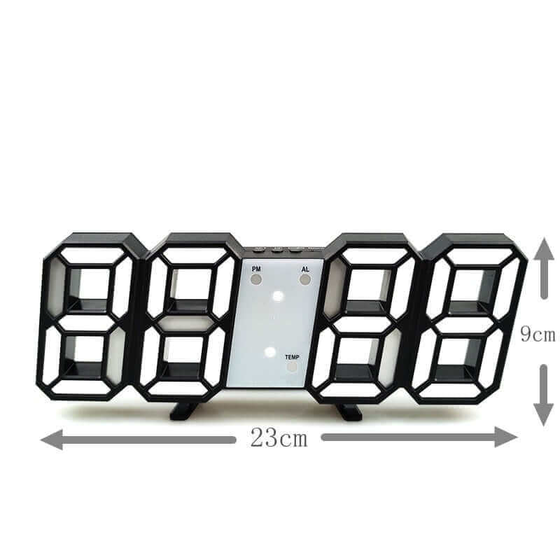 Modern Design 3D LED Digital Clock: Multi-Functional