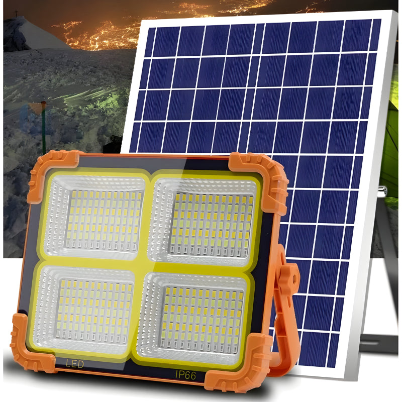 X8 Portable Solar LED Street Light: Rechargeable Off-Grid Lighting