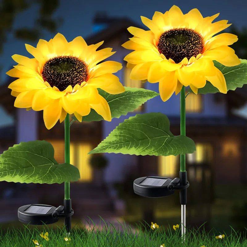 Waterproof Solar Sunflower Lights - Perfect Garden Décor