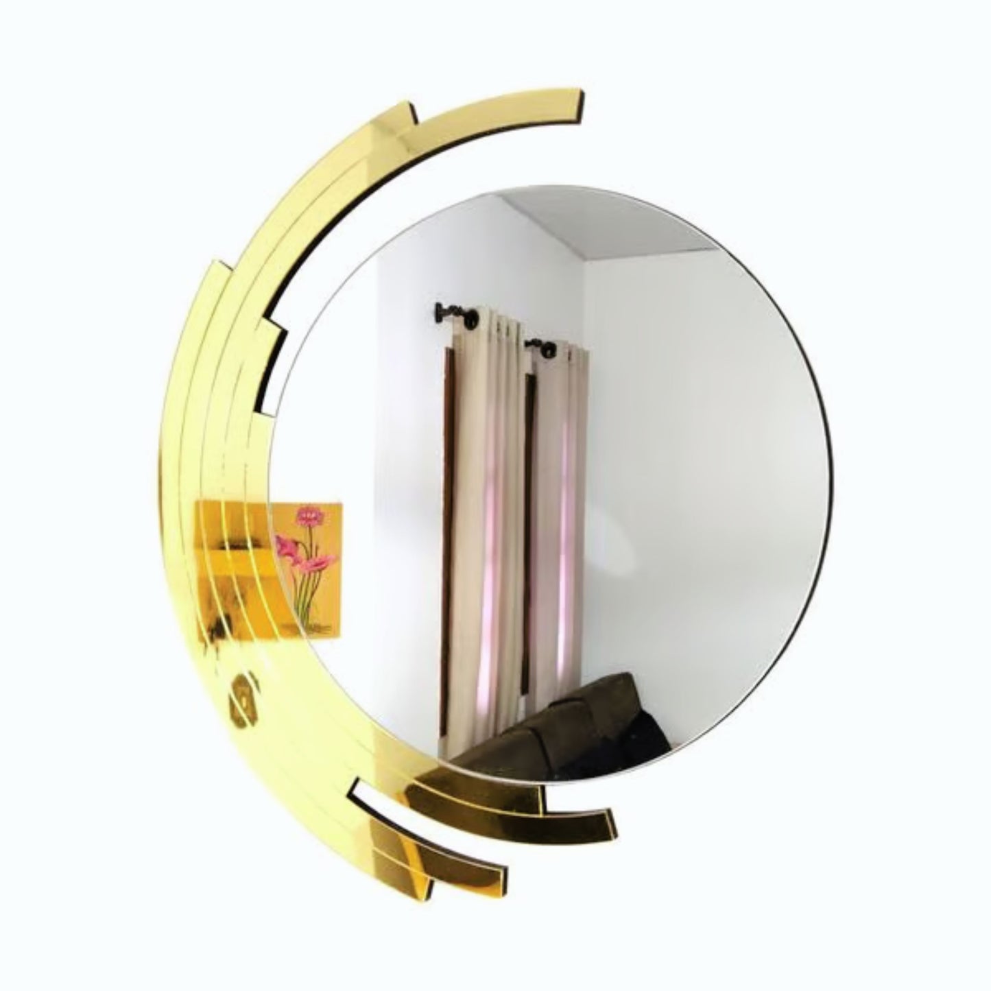 Golden Acrylic Mirror: Enhance Your Space with Style