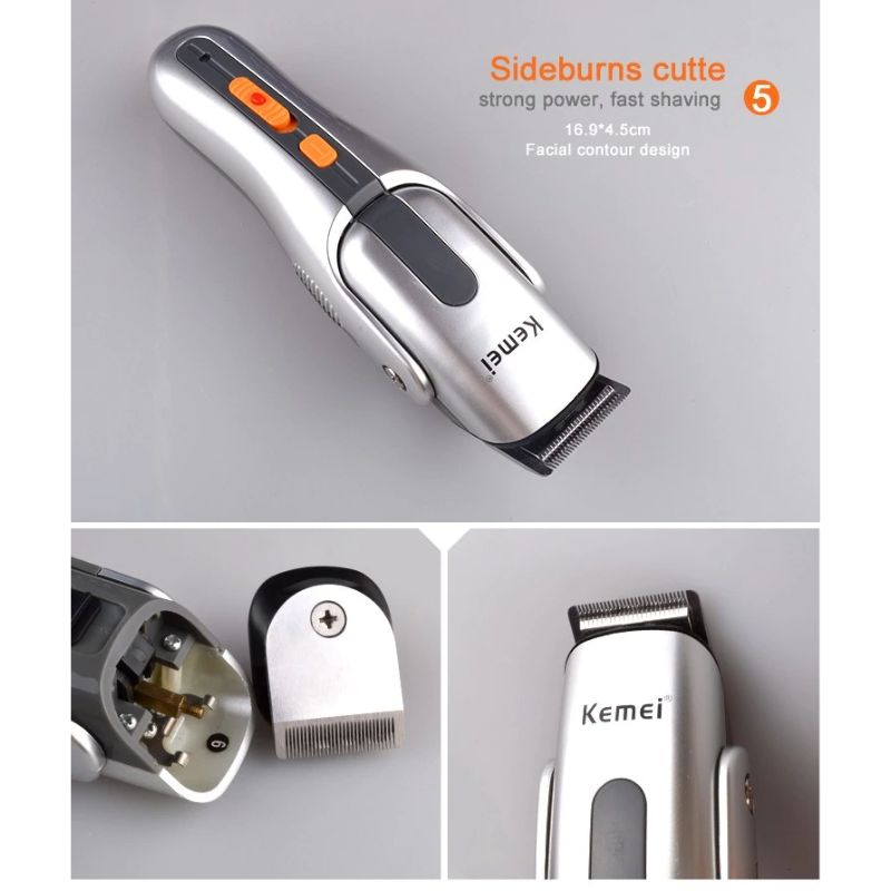 Kemei 680A Multifunction Hair Trimmer: Rechargeable, Cordless Clipper